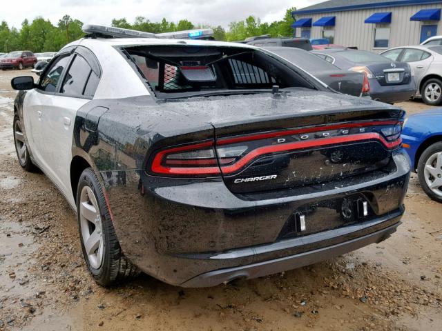 2C3CDXAT2JH225539 - 2018 DODGE CHARGER PO BLACK photo 3