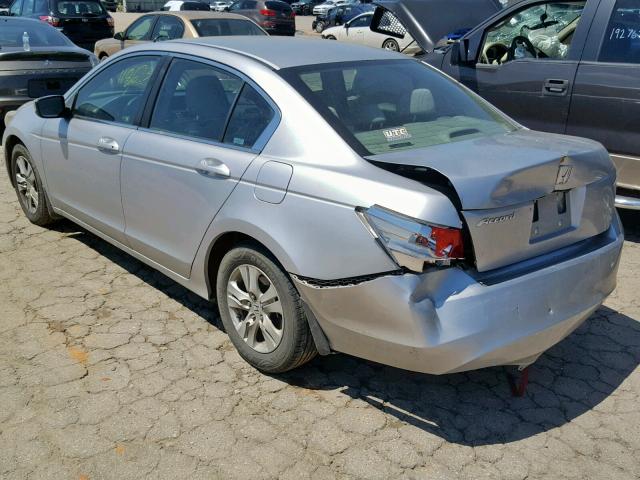 1HGCP26458A090008 - 2008 HONDA ACCORD LXP SILVER photo 3