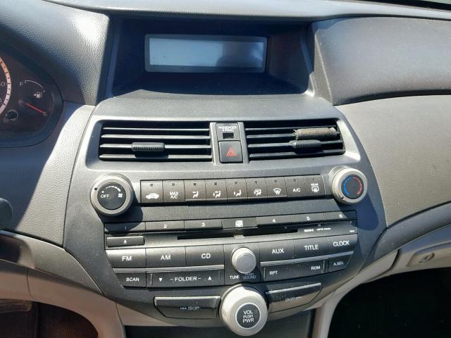 1HGCP26458A090008 - 2008 HONDA ACCORD LXP SILVER photo 9