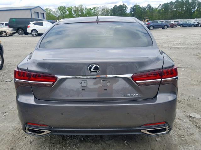 JTHB51FF2J5004131 - 2018 LEXUS LS 500 GRAY photo 9