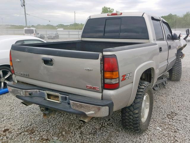 2GTEK13T851135976 - 2005 GMC NEW SIERRA SILVER photo 4