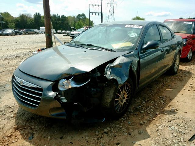 1C3EL56R85N636874 - 2005 CHRYSLER SEBRING TO GRAY photo 2