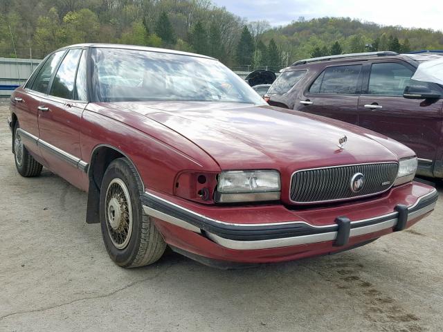 1G4HP53L7NH556313 - 1992 BUICK LESABRE CU MAROON photo 1