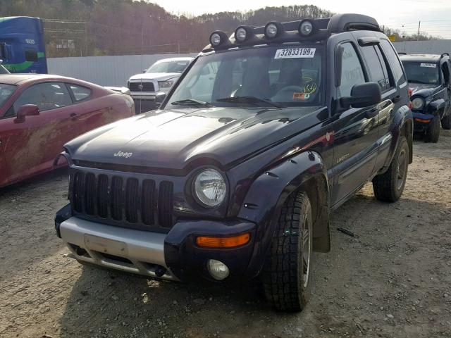 1J4GL38K04W302074 - 2004 JEEP LIBERTY RE BLACK photo 2