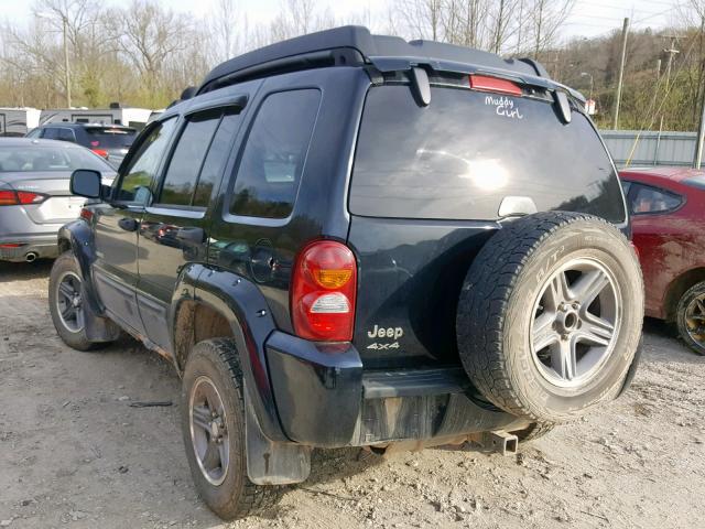 1J4GL38K04W302074 - 2004 JEEP LIBERTY RE BLACK photo 3