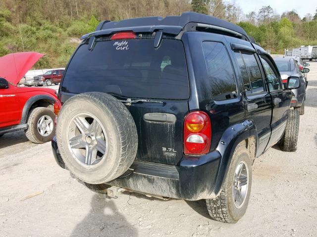 1J4GL38K04W302074 - 2004 JEEP LIBERTY RE BLACK photo 4