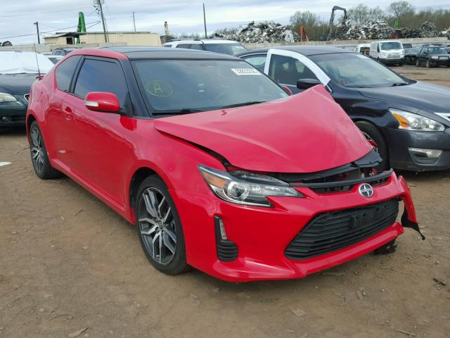 JTKJF5C71FJ001503 - 2015 TOYOTA SCION TC 红色 照片 1