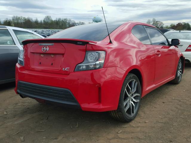 JTKJF5C71FJ001503 - 2015 TOYOTA SCION TC 红色 照片 4