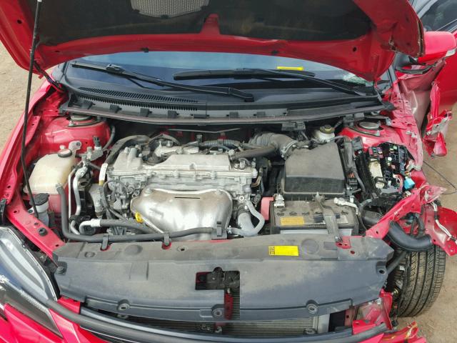 JTKJF5C71FJ001503 - 2015 TOYOTA SCION TC 红色 照片 7