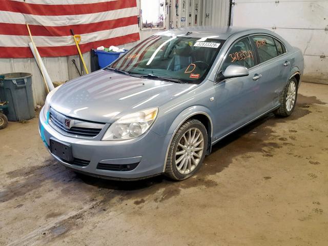 1G8ZX57799F125537 - 2009 SATURN AURA XR SILVER photo 2