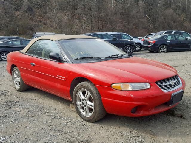 3C3EL45H1XT578564 - 1999 CHRYSLER SEBRING JX RED photo 1