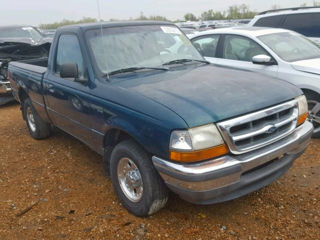 1FTYR10C1WUB83399 - 1998 FORD RANGER GREEN photo 9