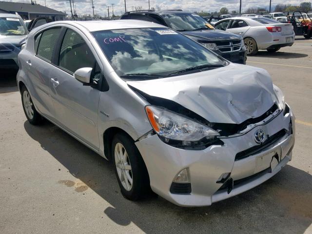 JTDKDTB34C1517418 - 2012 TOYOTA PRIUS C SILVER photo 1