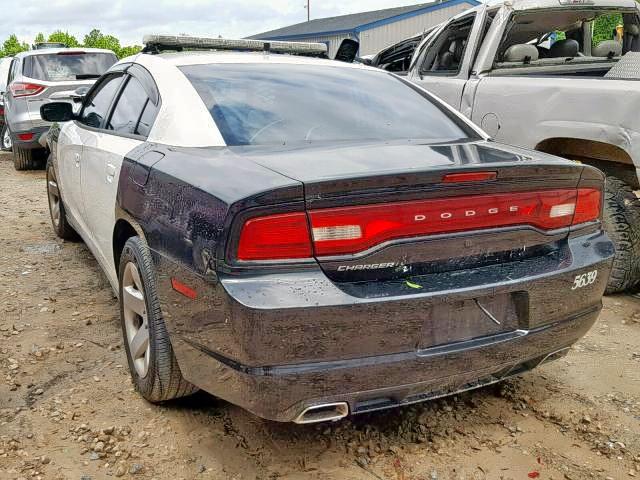 2B3CL1CT7BH600725 - 2011 DODGE CHARGER PO TWO TONE photo 3