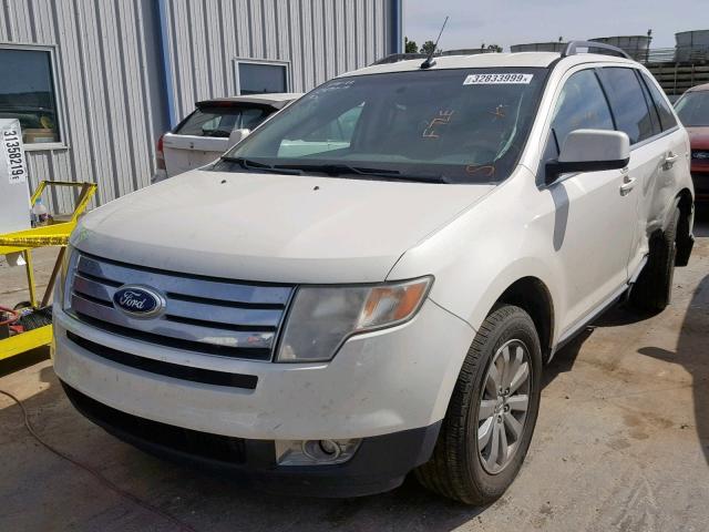 2FMDK39C98BA76302 - 2008 FORD EDGE LIMIT WHITE photo 2