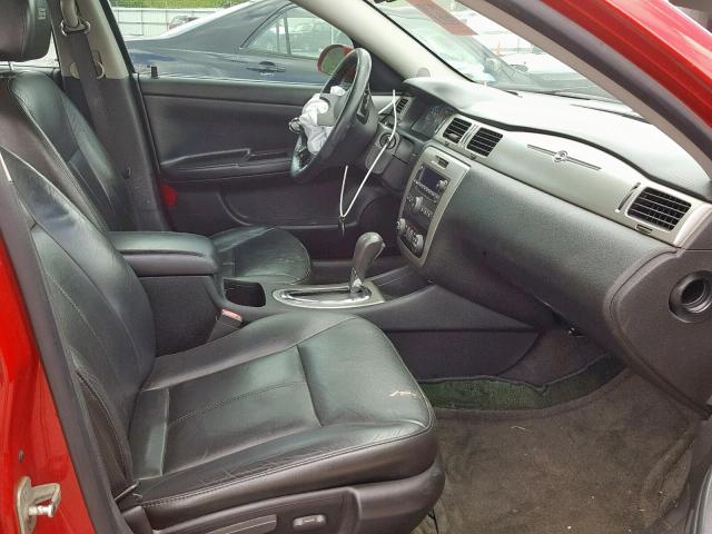 2G1WD58CX89103415 - 2008 CHEVROLET IMPALA SUP წითელი ფოტო 5