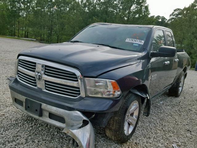 1C6RR6GT6ES278307 - 2014 RAM 1500 SLT GRAY photo 2