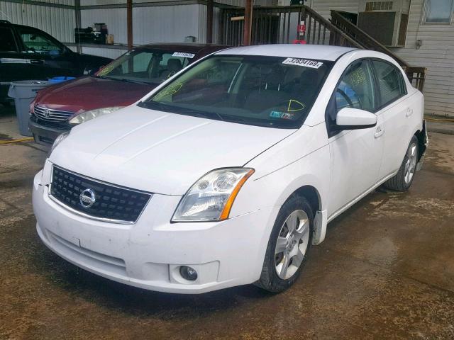 3N1AB61E49L692682 - 2009 NISSAN SENTRA 2.0 WHITE photo 2