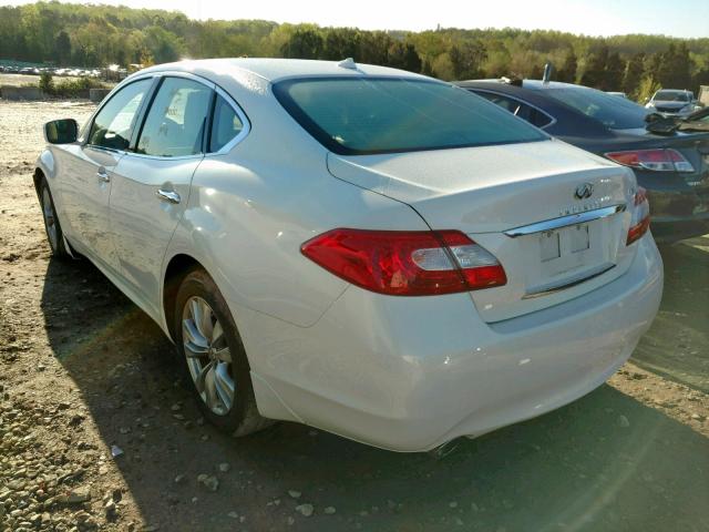 JN1BY1AP4BM323923 - 2011 INFINITI M37 WHITE photo 3