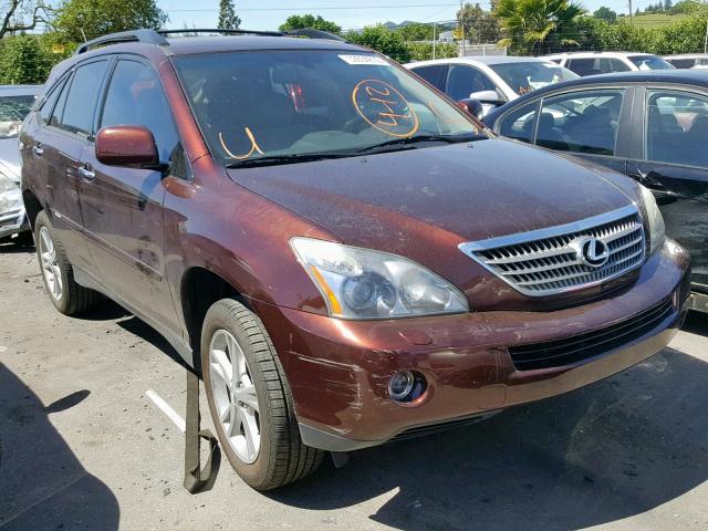 JTJHW31U582048370 - 2008 LEXUS RX 400H MAROON photo 1