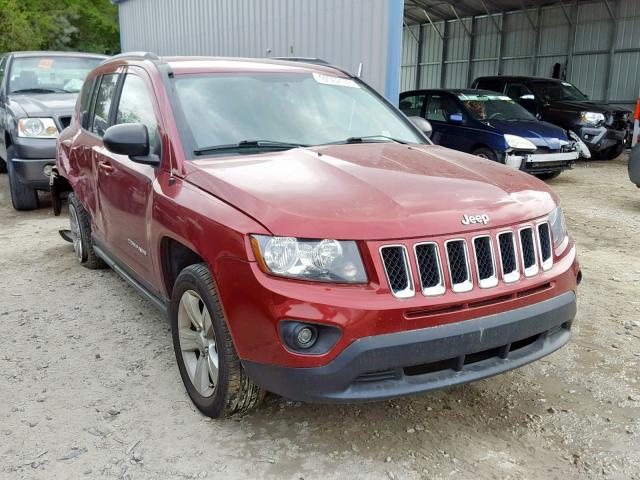 1C4NJCBA4GD743600 - 2016 JEEP COMPASS SP RED photo 1