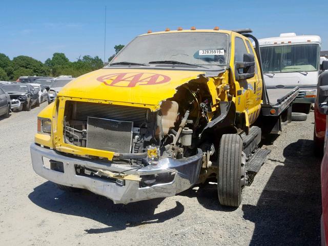 3FRWX6FE6FV72379 - 2015 FORD F650 SUPER YELLOW photo 2