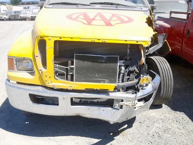 3FRWX6FE6FV72379 - 2015 FORD F650 SUPER YELLOW photo 7