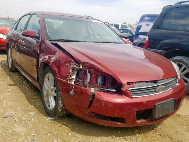 2G1WU57M291302940 - 2009 CHEVROLET IMPALA LTZ RED photo 1