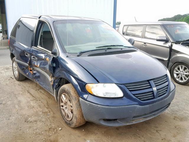 1D4GP25B16B738843 - 2006 DODGE CARAVAN SE BLUE photo 1