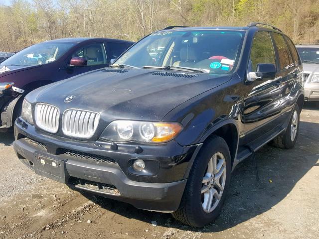 5UXFA13554LU37404 - 2004 BMW X5 3.0I BLACK photo 2