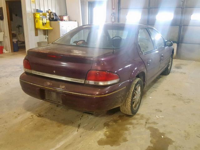 1C3EJ56H3YN120729 - 2000 CHRYSLER CIRRUS LXI BURGUNDY photo 4