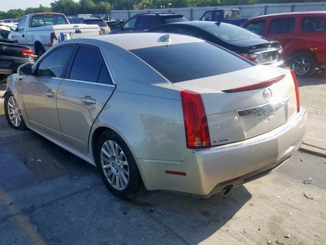 1G6DF5E59D0161926 - 2013 CADILLAC CTS LUXURY GOLD photo 3