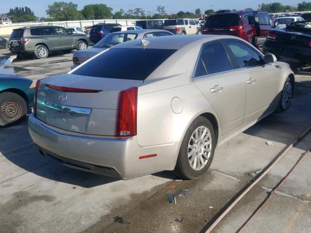 1G6DF5E59D0161926 - 2013 CADILLAC CTS LUXURY GOLD photo 4