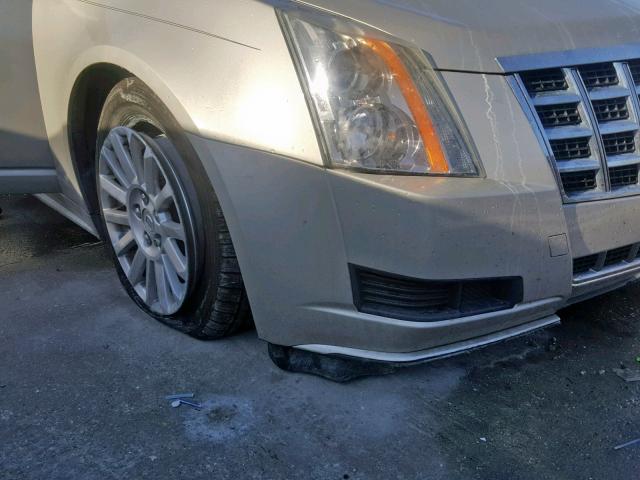 1G6DF5E59D0161926 - 2013 CADILLAC CTS LUXURY GOLD photo 9