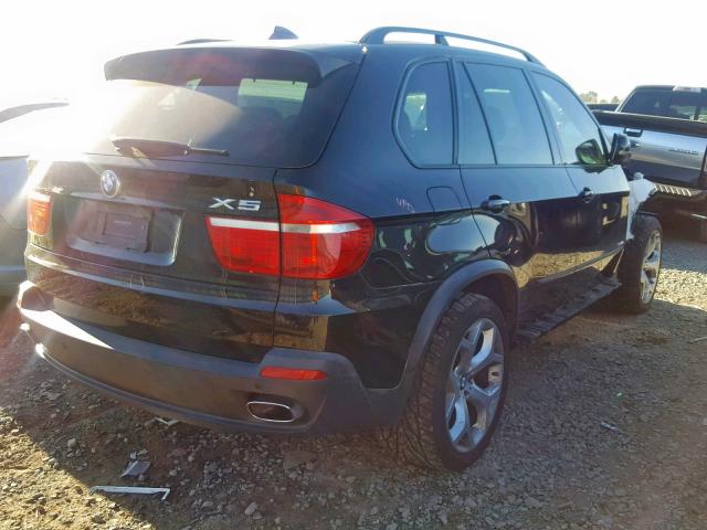 5UXFE83529L170243 - 2009 BMW X5 XDRIVE4 BLACK photo 4