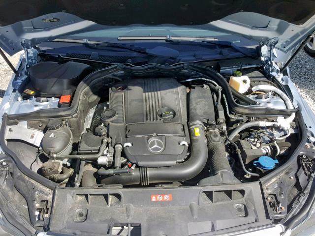 WDDGF4HB9DR271835 - 2013 MERCEDES-BENZ C 250 BLUE photo 7