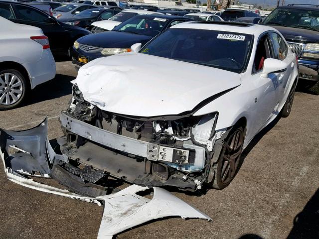 JTHBA1D29H5050013 - 2017 LEXUS IS 200T WHITE photo 2