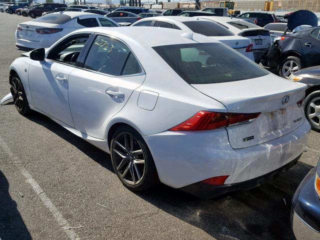 JTHBA1D29H5050013 - 2017 LEXUS IS 200T WHITE photo 3