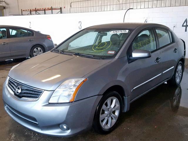 3N1AB6AP5AL665495 - 2010 NISSAN SENTRA 2.0 GRAY photo 2