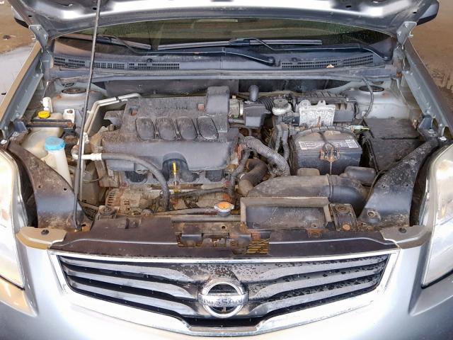 3N1AB6AP5AL665495 - 2010 NISSAN SENTRA 2.0 GRAY photo 7