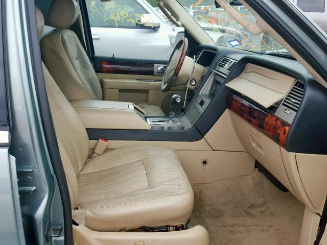 5LMFU27545LJ08101 - 2005 LINCOLN NAVIGATOR 绿色 照片 5