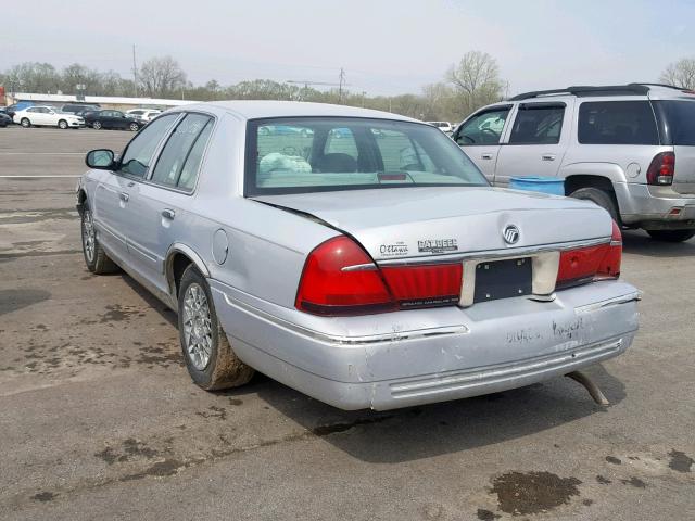 2MEFM74W2XX693976 - 1999 MERCURY GRAND MARQ SILVER photo 3