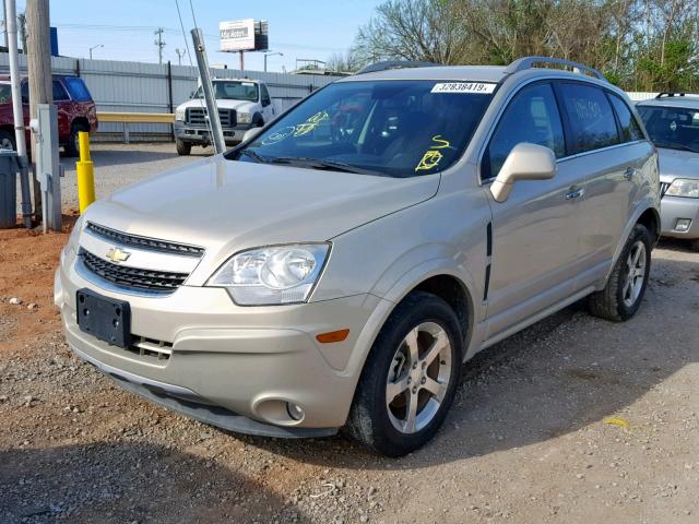 3GNAL3E54CS547651 - 2012 CHEVROLET CAPTIVA SP BEIGE photo 2