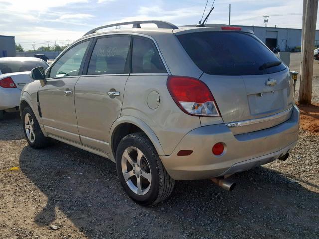 3GNAL3E54CS547651 - 2012 CHEVROLET CAPTIVA SP BEIGE photo 3