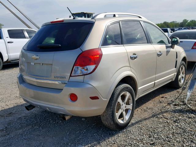 3GNAL3E54CS547651 - 2012 CHEVROLET CAPTIVA SP BEIGE photo 4