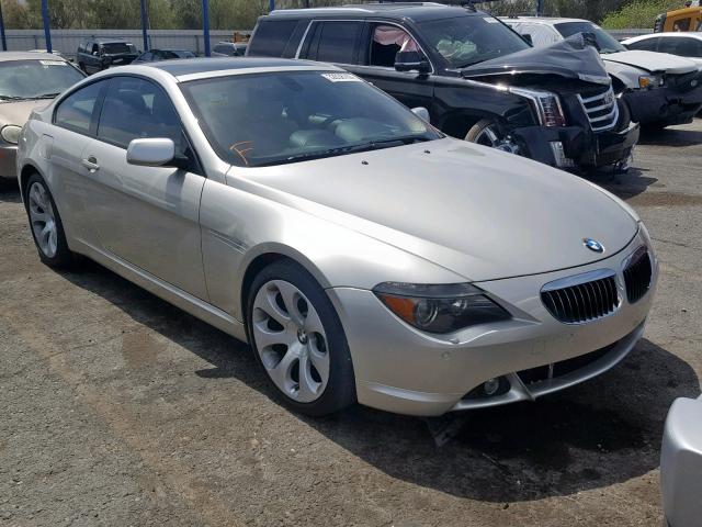 WBAEH13577CR51409 - 2007 BMW 650 I GRAY photo 1