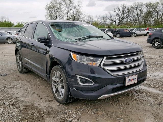 2FMTK3K98FBC06478 - 2015 FORD EDGE TITAN BLACK photo 1