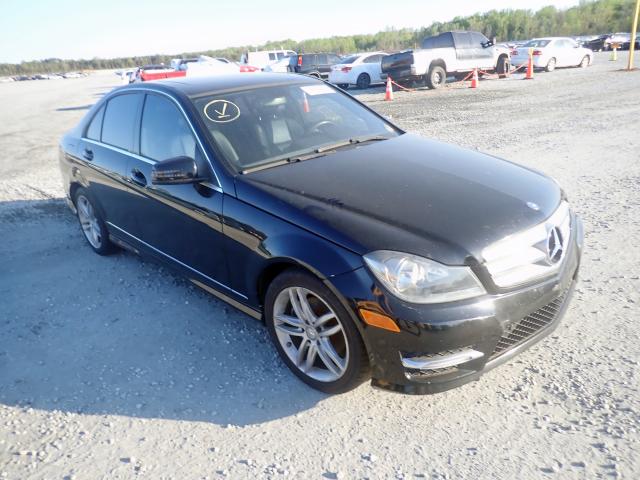 WDDGF4HB7DR291419 - 2013 MERCEDES-BENZ C 250 BLACK photo 1