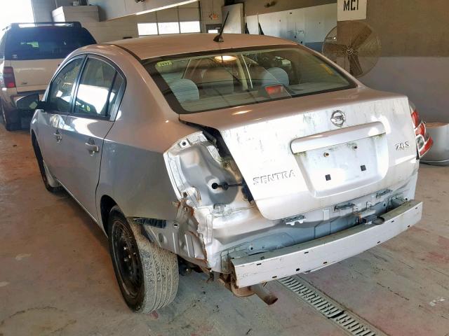 3N1AB61E67L653895 - 2007 NISSAN SENTRA 2.0 SILVER photo 3