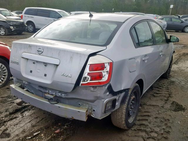 3N1AB61E67L653895 - 2007 NISSAN SENTRA 2.0 SILVER photo 4